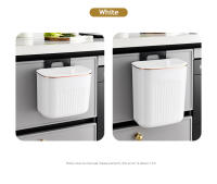 Basurero De Pared De 8/11L Con Tapa Resistente Al Agua Para Cocina Y Baño Basurero Estrecho Reciclable De ABS Montado En La Pared - details 10