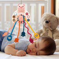 Juguetes sensoriales para niños pequeños, juguete de actividad con cuerda de silicona de grado alimenticio, juguetes sensoriales, juguetes educativos de aprendizaje de viaje para niños y niñas de 1 a 3 años - details 1