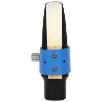 Clip De Labio Para Saxofón Soprano/Tenor/Alto Ajuste Rápido Y Fácil Color Rojo/Azul/Negro/Amarillo Pieza De Repuesto Para Saxofón Material De Cuero Y Acero Inoxidable Platinado - details 3