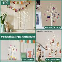 Lámpara De Árbol De Birka Con 24 LEDS Luz Twinkling USB Para Decoración De Exterior Y Dormitorio Luz Nocturna Festiva - details 0