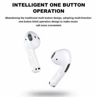 Auriculares inalámbricos TWS Pro 4 con Bluetooth, TWS-Pro4, estéreo Dual,  bajos, Control táctil, modo de reposo largo, para juegos - details 2