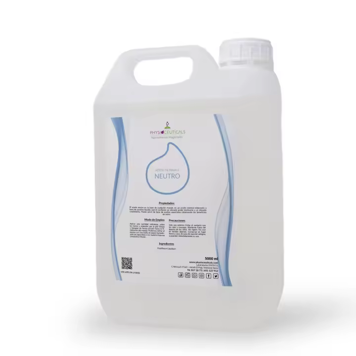 - Physioceuticals ACEITE NEUTRO MASAJE 5000 ML. ESPECIAL MASAJE.USO PROFESIONAL - 1