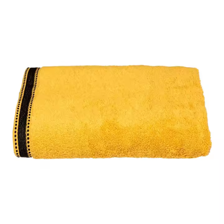 TOALLA BAÃ‘O PREMIUM COLOR MOSTAZA 70x130cm - 1
