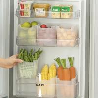 Caja De Almacenamiento Para Nevera Organizador De Puerta De Frutas Y Especias Ecológico De Plástico PP Caja De Comida Para Cocina - details 1