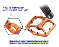 Pedal De Bicicleta De Montaña Con Rodamiento Sellado Alta Resistencia Antideslizante Para MTB Y Bicicleta De Carretera GOLDIX Ultraligero De Aluminio - details 6
