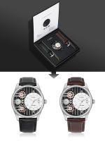 Reloj De Cuarzo Para Hombre TOMI Con Correa Desmontable Estilo Negocios Y Sencillo Caja De Regalo De Fiestas Material De Pulsera PU Calendario Completo Resistente Al Agua - details 0