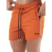 Shorts De Verano Para Deportes De Running Para Hombres Corte Ajustado Tres Puntos Con Bolsillo De Cremallera Rápido Secado Entrenamiento Fitness - details 3