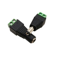 Conector De Poder DC Hembra/Macho 2.1*5.5mm 5pcs Adaptador Para Cadena De Luces LED 5050/5730 Bombilla CCTV Cable Conector - details 1