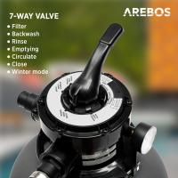 AREBOS Sistema de Filtrado de Arena 400W | Caudal 10.200 L/h - details 6