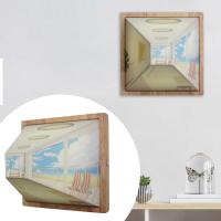 Lámpara De Mesa Recargable De Madera Con Visión En 3D Luz Nocturna Para Decoración De Pared Para Sala De Estar Y Dormitorio Regalo Para Mujeres Hombres Niños - details 7
