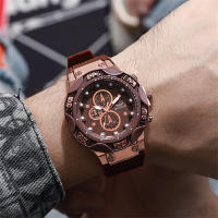 Reloj Deportivo De Cuarzo Para Hombre Con Pantalla Grande De Silicona Resistente Al Choque Reloj De Pulsera Casual Moda - details 6