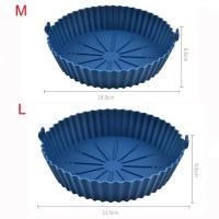 Silicona Air Fryer Fundas De Olla Repuesto Para Papel Encendido Alimentos Accesorios De Horno Reutilizable Bandeja De Hornear - details 5