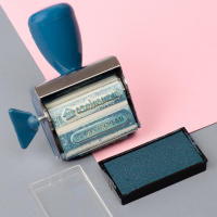 Starplast Sello rotativo Planner con 6 frases y tampón de tinta. - details 0