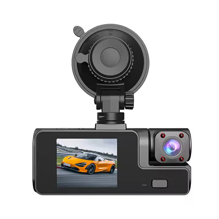 Cámara de salpicadero de coche 1080P, 3 CANALES, trasera e interior, con WiFi, DVR, grabadora de conducción, grabación en cámara, Monitor de estacionamiento 24H, Sensor G - 1