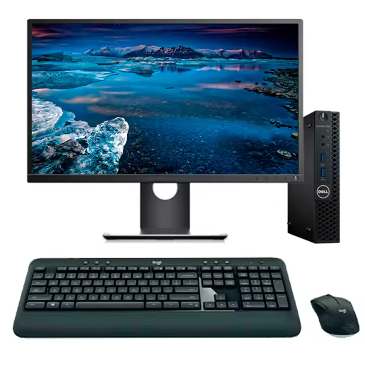 Ordenador  Dell OptiPlex 3050 Mini PC, Core i5-7500T 2,7 GHz,  256Gb SSD,  Monitor 23" Windows 10 Pro - 1