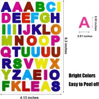 Pegatinas Coloreadas Para Niños Con Letras Números Puntos Corazones Y Estrellas Para Decoración De Álbumes Y Diarios Accesorios De Juguetes - details 3