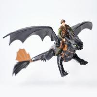 SPIN MASTER - Dreamworks Dragons - Pack Figura Dragón y Vikingo: Desdentao y Hipo de Cómo Entrenar a Tu Dragón - Figuras de Acción Articuladas - 6074007 - Juguetes Niños 4 Años + - Regalo Niño 4 Años + - details 2