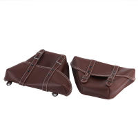 Bolsa Lateral De Motocicleta De Cuero PU Clásico Bolsa Herramientas Para Universal Cafe Racer Honda CB Custom Estilo Japón - details 9