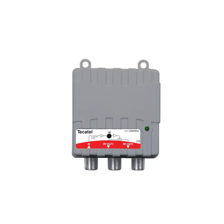 Amplificador TV Interior Tecatel 30db LTE Bajo Consumo - 1