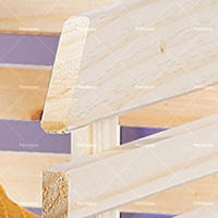 Estante para frutas y verduras de madera maciza de tres capas, apto para cocina, color madera original 35x25x65cm - details 2