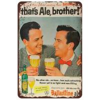 Cartel De Cerveza Alemana En Metal Vintage Decoración Para Pared De Bares Clubes Casas Y Caves Del Hombre Arte En Acero Clásico Estilo Placa De Tinplate - details 0