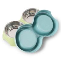 Tazas De Alimentos Y Agua Para Mascotas Doble Acero Inoxidable Alimento Y Agua Para Perros Gatos Pupusas Accesorios Pequeños Para Perros - details 11
