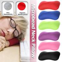 Almohada De Soporte Cervical Para Viaje Y Hogar Con Partículas De Espuma Microbarril Tubo De Bolster Almohada De Cuello Para Descanso Del Sueño - details 12