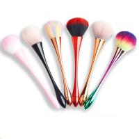 Brocha De Polvo Dorado Profesional Para Arte De Uñas Y Maquillaje Grande Herramienta De Cosméticos Para Rostro - details 0