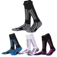 Calcetines De Esquí De Algodón Grueso Para Hombres Y Mujeres Calcetines Térmicos De Alta Elasticidad Absorción De Humedad Para Ciclismo Snowboard Fútbol Y Ocio Al Aire Libre - details 5