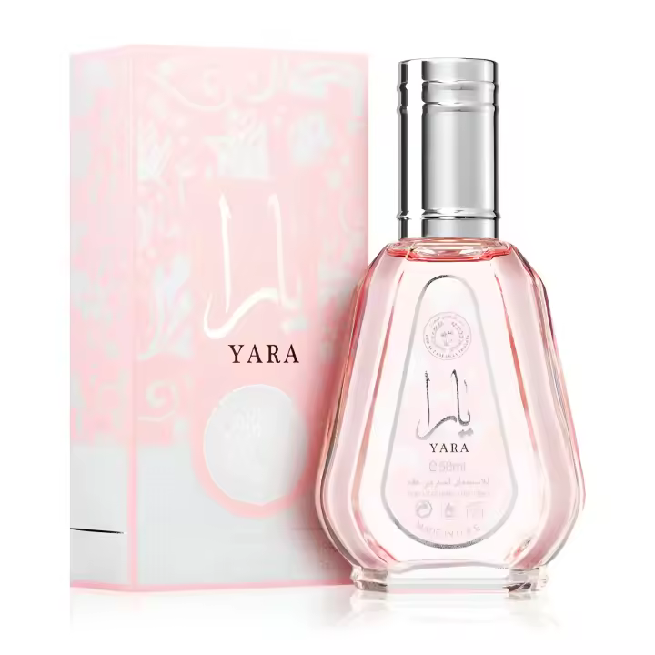Perfume Árabe Yara Rosa Eau de Parfum por Lattafa 50 Ml - Fragancia Árabe Duradera y Aromática - 1