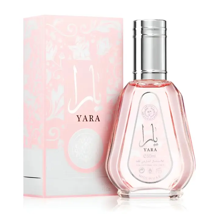 Perfume Árabe Yara Rosa Eau de Parfum por Lattafa 50 Ml - Fragancia Árabe Duradera y Aromática - 1