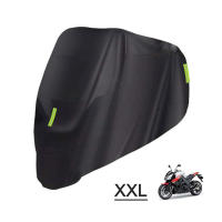 Cubierta Para Motocicleta Universal Protección Contra Polvo Y Enredaderas Impermeable De Otoño Y Primavera 210D Seda Moto Cubierta M-XXXXL - details 6