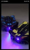 Modelo De Coche Supercar Bugatti Bolide 1/24 Escala Metálico Con Sonido Y Luz Juguetes Para Niños Decoración De Casa Regalo Coleccionable - details 4