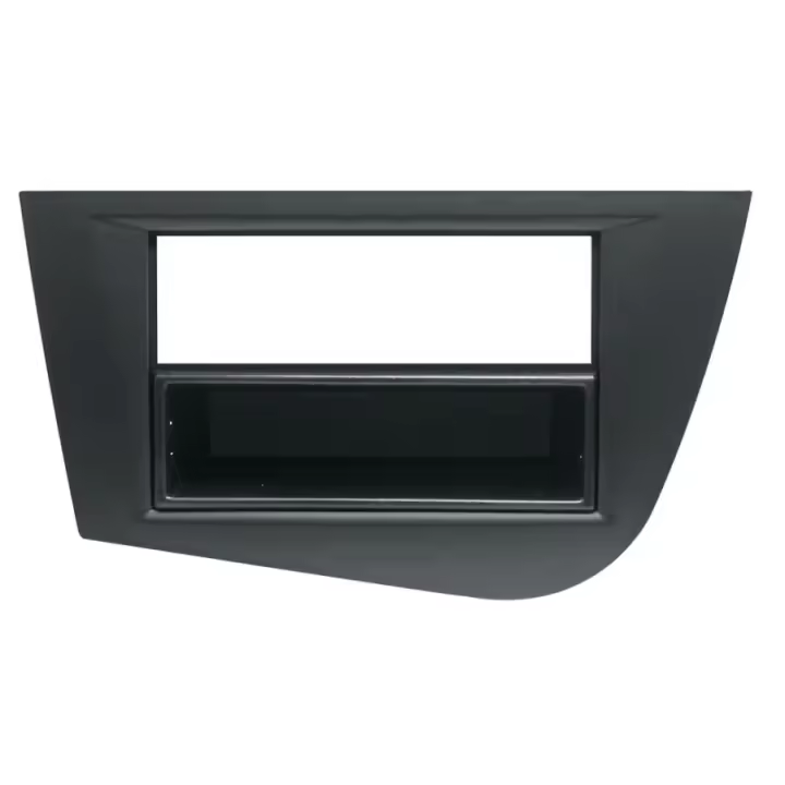 KIT MARCO RADIO SEAT LEON 1DIN 2DIN COLOR NEGRO Con Cableado y conexiones antena PHANTOM fakra iso - 1