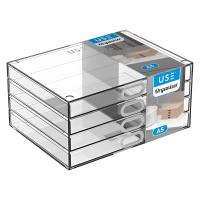 LILI HOME Cajoneras de Metacrilato Transparente - Variedad de Modelos y Tamaños ofrecen una solución moderna y práctica para almacenar una amplia gama de artículos, desde cosméticos y joyería hasta material de oficina y accesorios. - details 4