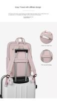 Mochila GOLF Para Mujer Estilo Casual De Viaje Sencillo Y Moda Material De Tela Oxford Y Lona Con Bolsillo Exterior Y Cierre De Cremallera - details 15