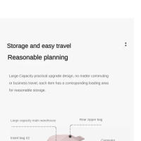 Mochila Elegante GOLF Para Mujer En Nylon Aesthetic Impermeable Antigolpe Con Compartment Para Portátil 15.6 Pulgadas Anti-Robo Para Viajes Y Uso Diario - details 10