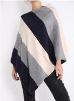 Spagnolo Poncho Mujer Invierno Lana Abrigo Moderno - details 0