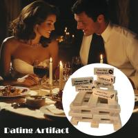 Juego De Construcción De Torre De Madera Para Parejas Juego De Stacking De Bloques Ideal Para Noche De Salida De Día De San Valentín - details 0