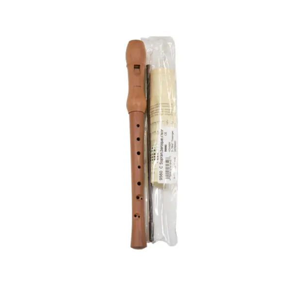 Flauta Hohner 9560 Madera Peral Digitación Barroca 2 piezas - 1