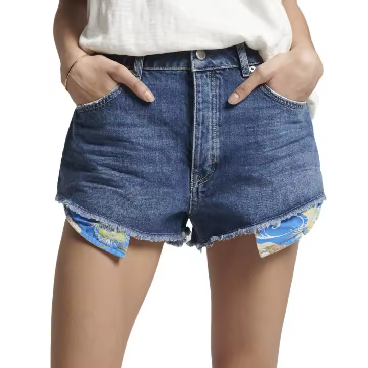 Superdry Vaqueros Cortos Vintage High Rise - 1