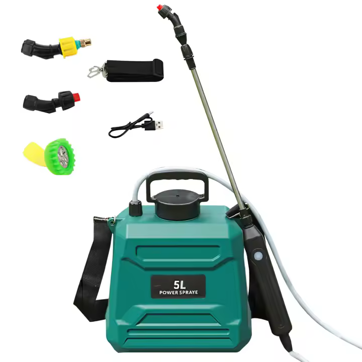 Pulverizador eléctrico de pesticidas pequeños 5/8L puede recuperar automáticamente pulverizador de pesticidas de alta presión para la pulverización de flores agrícolas - 1