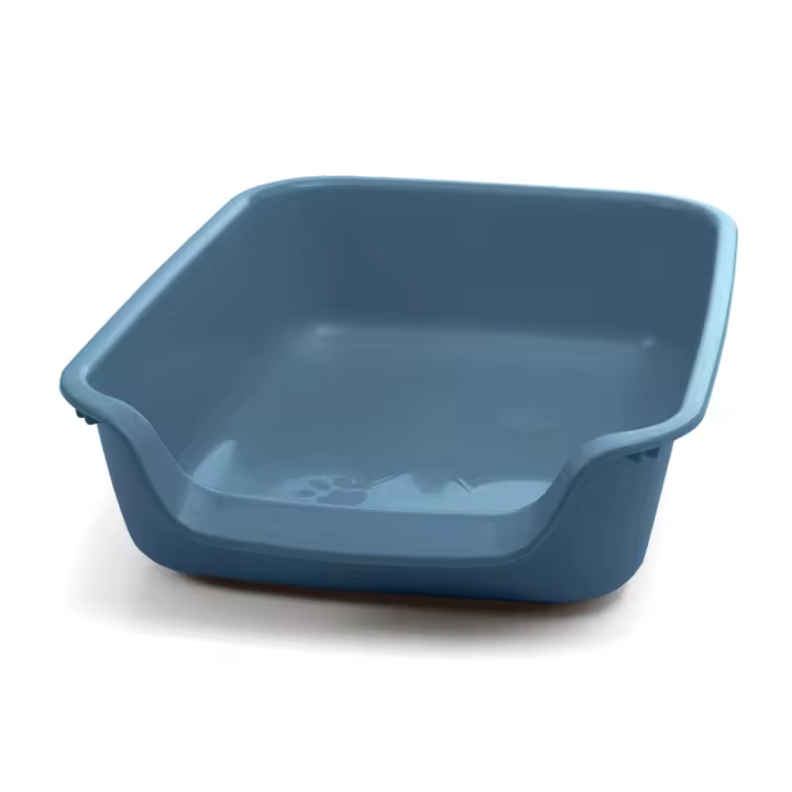 Bandeja Sanitaria Junior para Gatos - Abierta y Espaciosa | Ideal para Gatitos y Gatos Pequeños | 39x56x13 cm - 1