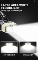 Linterna Frontal COB LED Potente Recargable USB Con Batería 18650 Impermeable Para Camping Pesca Y Excursiones Al Aire Libre - details 7
