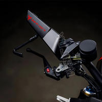 Espejo Retrovisor De Alta Calidad Para Yamaha MT-07 Patrón Nuevo Aluminio CNC Vuelo Fijo Decoración De Manillar Motocicleta - details 1