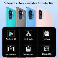 5G Nueva Tableta de 10,1 Pulgadas Android 13 14 Core Procesador 16GB RAM 1TB ROM WiFi Bluetooth 1TB Ampliar IPS Pantalla Full HD 20000mAh Bateador - details 1