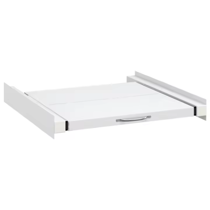 vidaXL Kit de apilamiento para lavadora con estante extraíble - 1