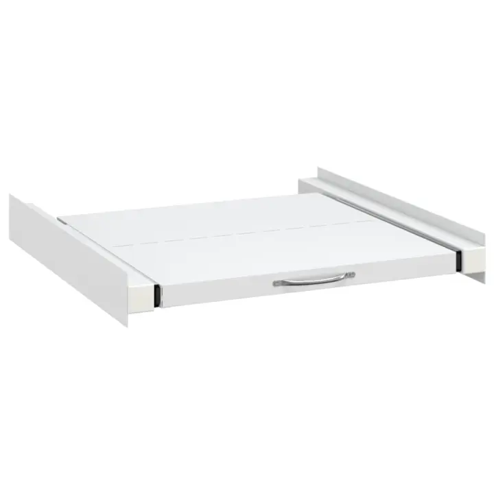 vidaXL Kit de apilamiento para lavadora con estante extraíble - 1