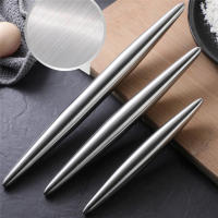 Rolo De Masa De Aço Inoxidável Para Cocina Utensilios De Cocina Herramienta De Hornear Para Pizza Fideos Galletas Empanadillas - details 5