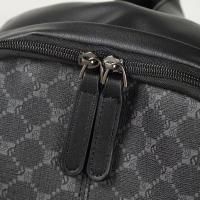 Mochila Multifuncional Para Hombres Y Mujeres Con Portátil Diseñadora Para Viajes Negocios Y Escuela Bolsa Diaria De Cuero PU Con Lona De Nylon - details 13